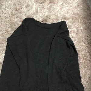 grey sweater